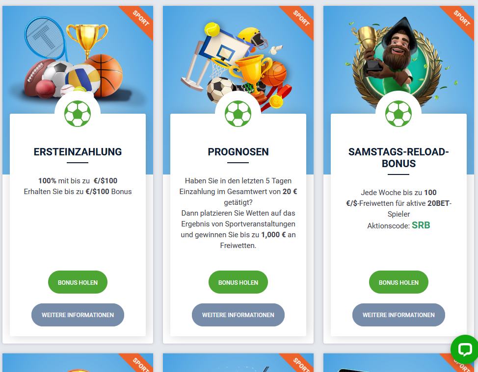 Die 3 Angebote, die zum Zeitpunkt des Schreibens angeboten wurden
